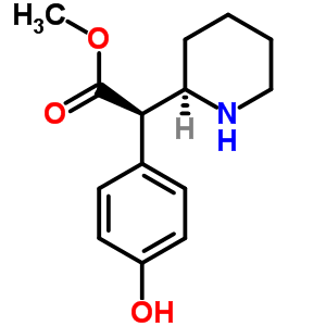 Methyl (2r)-2-(4-hydroxyphenyl)-2-[(2r)-piperidin-2-yl]acetate Structure,54593-35-0Structure