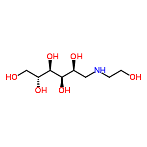 1-脱氧-1-(2-羟基乙基氨基)-D-山梨糖醇结构式_54662-27-0结构式