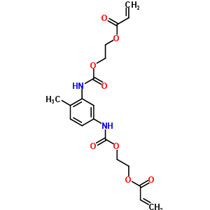 2-丙酸,(4-甲基-1,3-亚苯基)双(亚氨基羰基氧基-2,1-乙烷二基)酯结构式_54687-25-1结构式