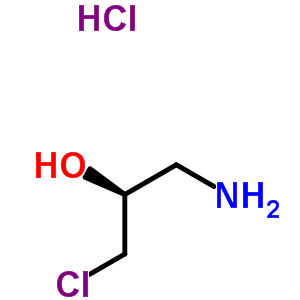 (2S)-1-氨基-3-氯-丙-2-醇盐酸盐结构式_54798-66-2结构式