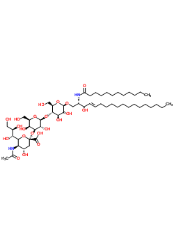单唾液神经节苷酯 GM3结构式_54827-14-4结构式