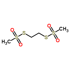 1,2-乙二基二甲烷硫代磺酸酯结构式_55-95-8结构式