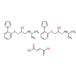 艾沙莫坦半富马酸盐结构式_55050-95-8结构式
