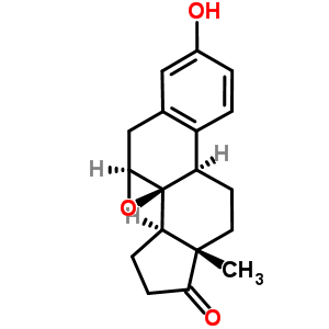 (7alpha,8alpha)-7,8-环氧-3-羟基雌甾-1,3,5(10)-三烯-17-酮结构式_55056-56-9结构式