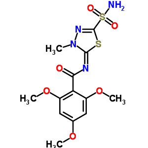 N-(4,5-二氢-4-甲基-2-磺酰基-1,3,4-噻二唑-5-基)-2,4,6-三甲氧基苯甲酰胺结构式_55217-92-0结构式
