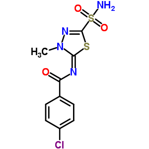 4-氯-n-(4,5-二氢-4-甲基-2-磺酰基-1,3,4-噻二唑-5-基)苯甲酰胺结构式_55217-94-2结构式