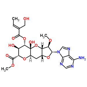 除莠菌素结构式_55353-31-6结构式