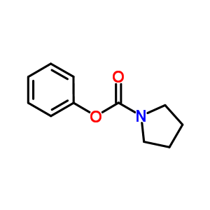 Pyrrolidine-1-carboxylic acid phenyl ester Structure,55379-71-0Structure