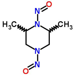 Piperazine,2,6-dimethyl-1,4-dinitroso-(9ci) Structure,55380-34-2Structure