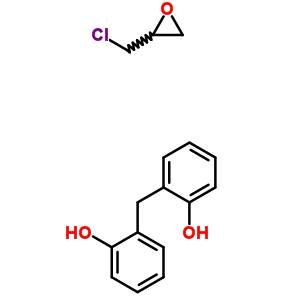 2,2-亚甲基二苯酚与(氯甲基)环氧乙烷的聚合物结构式_55492-52-9结构式