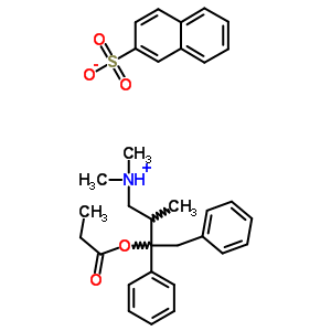 左丙氧芬萘磺酸盐结构式_55557-30-7结构式