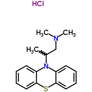 异异丙嗪盐酸盐结构式_5568-90-1结构式
