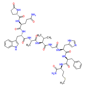 雨滨蛙肽结构式_55749-97-8结构式