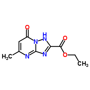 7-羟基-5-甲基-(1,2,4)噻唑并(1,5-a)嘧啶-2-羧酸乙酯结构式_56423-99-5结构式