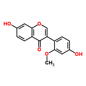 3-(4-Hydroxy-2-methoxyphenyl)-7-chromanol Structure,56581-76-1Structure