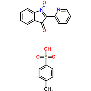 2-(2-吡啶)-(3h)-吲哚-3-酮-1-氧化物 4-甲基苯磺酸盐结构式_56583-49-4结构式