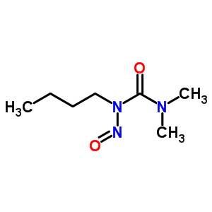 1-Butyl-3,3-dimethyl-1-nitrosourea Structure,56654-53-6Structure