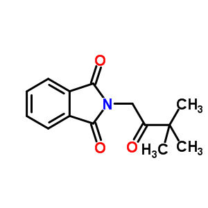 2-(3,3-二甲基-2-氧代丁基)-1H-异吲哚-1,3(2H)-二酮结构式_56658-35-6结构式