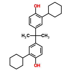 2,2-二(3-环己-4-羟基苯基)丙烷结构式_57100-74-0结构式