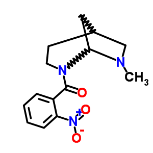 8-甲基-3-(o-硝基苯甲酰基)-3,8-二氮杂双环[3.2.1]辛烷结构式_57269-22-4结构式