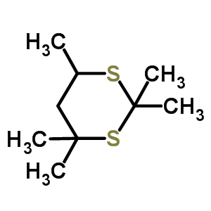 2,2,4,4,6-Pentamethyl-1,3-dithiane Structure,57289-13-1Structure