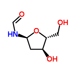 2-脱氧核糖基甲酰胺结构式_57609-73-1结构式