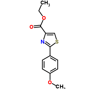 2-(4-Methoxy-phenyl)-thiazole-4-carboxylic acid ethyl ester Structure,57677-79-9Structure