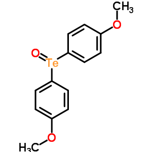 Oxobis(4-methoxyphenyl) tellurium(iv) Structure,57857-70-2Structure