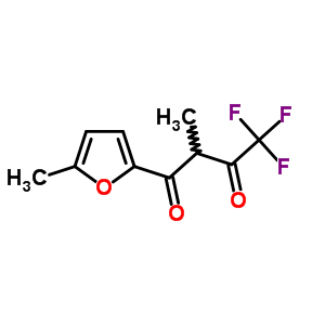 4,4,4-Trifluoro-2-methyl-1-(5-methyl-2-furyl)butane-1,3-dione Structure,579-40-8Structure