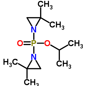 1-[(2,2-二甲基氮丙啶-1-基)-丙烷-2-基氧基-膦]-2,2-二甲基-氮丙啶结构式_57943-56-3结构式