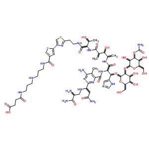 3-(4-Succinoylaminobutylamino)propylaminobleomycin Structure,58071-33-3Structure