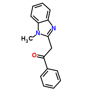 2-(1-Methyl-1H-benzimidazol-2-yl)-1-phenylethanone Structure,58112-93-9Structure