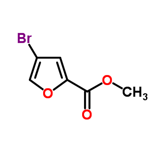 4-溴呋喃-2-羧酸甲酯结构式_58235-80-6结构式