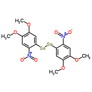 Bis(4,5-dimethoxy-2-nitrophenyl)diselenide Structure,58257-01-5Structure