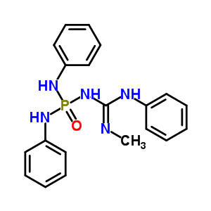 Guanidine,n-[bis(phenylamino)phosphinyl]-n-methyl-n-phenyl- Structure,5830-45-5Structure