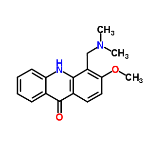3-Methoxy-4-[(dimethylamino)methyl]-9(10h)-acridone Structure,58324-12-2Structure