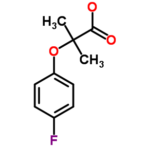 2-(4-氟苯氧基)-2-甲基丙酸结构式_587-11-1结构式