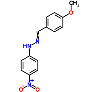 对茴香醛 (4-硝基苯基)腙结构式_5880-63-7结构式