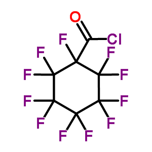 十一氟环己烷羰酰氯结构式_58816-79-8结构式