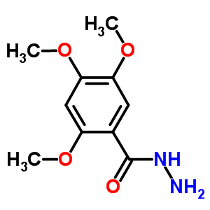 2,4,5-三甲氧基苯并肼结构式_588677-34-3结构式