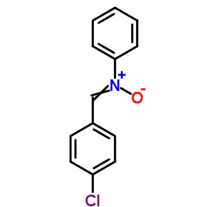 1-(4-Chlorophenyl)-n-phenylmethanimine oxide Structure,5909-74-0Structure