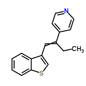 4-(1-Benzothiophen-3-ylbut-1-en-2-yl)pyridine Structure,59237-08-0Structure