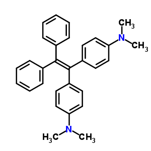 4,4-(2,2-二苯基乙烯)双[N,N-二甲基-苯胺结构式_59260-77-4结构式