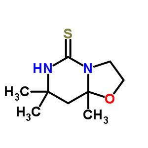 4,4,6-Trimethyl-7-oxa-1,3-diazabicyclo[4.3.0]nonane-2-thione Structure,59336-14-0Structure