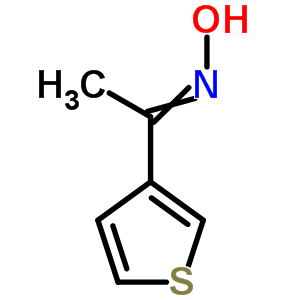 1-(3-噻吩)乙酮肟结构式_59445-83-9结构式