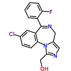 1-羟基咪达唑仑结构式_59468-90-5结构式