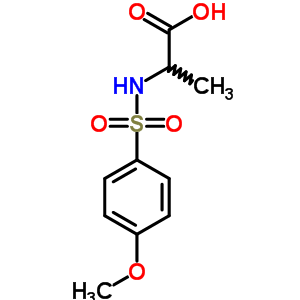 2-(4-Methoxy-benzenesulfonylamino)-propionic acid Structure,59724-73-1Structure