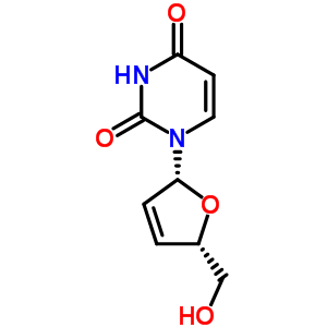 2,3-Didehydro-2,3-dideoxyuridine Structure,5974-93-6Structure