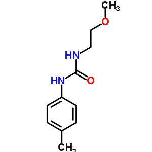 N-(2-甲氧基乙基)-N-(4-甲基苯基)-脲结构式_59759-09-0结构式