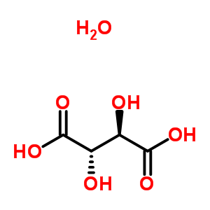 内消旋酒石酸(一水)结构式_5990-63-6结构式